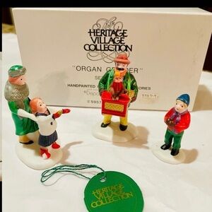 Dept 56 Heritage Village Collection Organ Grinder 5957-9 Department 56